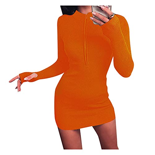 Robe avant zip short mini parti col haut originale pour femme tendance