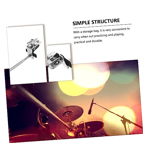 Totority Professional Cowbell Clamp para Percusión Soporte de Batería Fácil de Usar para Kits de Jazz y Accesorios de Instrumentos miniatura 7