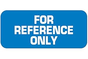 United Ad Label Reference Only Stickers