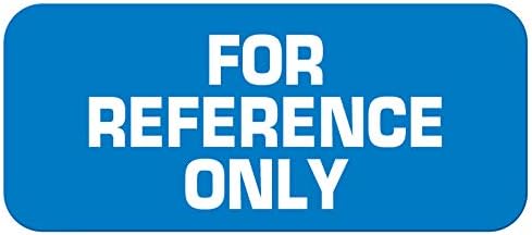 UAL Quality Control Label FOR REFERENCE ONLY, 7/8" x 3/8", Permanent Synthetic, Dark Blue, 1000 Labels