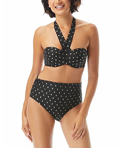 Coco Reef Top de biquíni feminino com aro e estampa de cinco direções, Serengeti, 32/34C