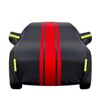 Funda Exterior Impermeable Para Mercedes GLC Coupe - 475x190x175 Cm, Antipolvo, Antiarañazos, Con Cremallera Y Reflectantes
