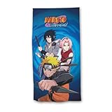 Naruto And Friends Beach Towel Black