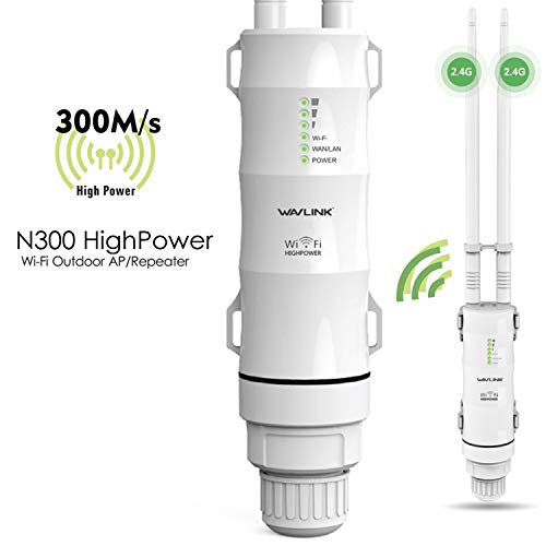 WAVLINK WL-WN570HN2 High Power Weatherproof Outdoor WiFi Access Point/Wireless Repeater Wi-Fi Range...