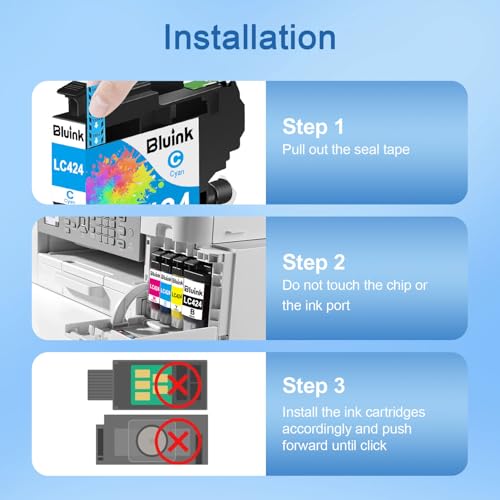 Cartouche LC424 Brother compatible pour imprimer sans traces