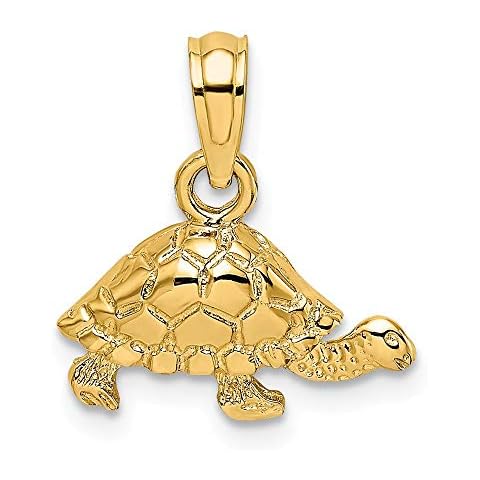Abalorio de tortuga de oro amarillo de 14 quilates Cover