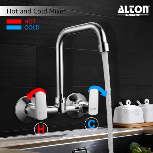 Image of ALTON QDRL5870-UM, Kitchen Sink Mixer with 360 Degree Swivel Spout | Kitchen Sink Tap | Kitchen Faucet | Tap for Kitchen Sink | Taps | Kitchen Mixer