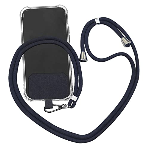 NC Corda ajustável para smartphone Correia de pescoço para celular Corda de mão - Cinza escuro