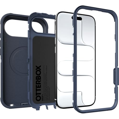 Coque iPhone Air Otterbox Defender Pro MagSafe bleue antichoc ultra robuste - 4