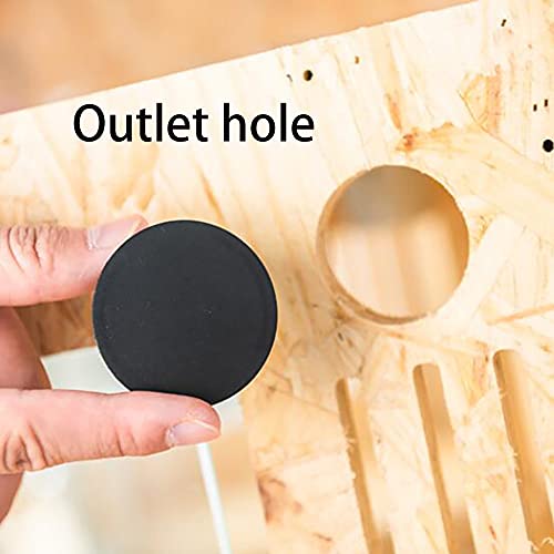 Upgrade houten reptielen grote doos Reptielenbox met schuifdeur Schermventilatie Glazen Terrarium Kit met Drinkfontein… - Afbeelding 6