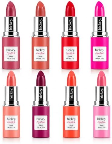 Hickey Lipstick Refill Set, The Vault Collection – 8 Piece