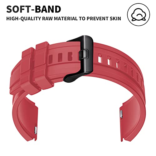 FunBand kompatibel mit HUAWEI Watch Ultimate/Huawei Watch Gt 2, 22mm Magnetisches Armband weiches Textur Silikon Ersatzarmband ist f&uuml;r Garmin Venu 2/Garmin Vivoactive 4/Garmin Fenix 5 Smart Watch