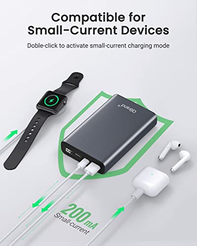 Qbrand Laptop Power Bank 20000Mah, 100W Portable Laptop Charger Fast Charging (Max 130W) 3 Outputs Dual Type-C Qc3.0 Externer Battery Pack For Macbook, Dell, Lenovo, Ipad, Iphone,Samsung,Switch #TOP4