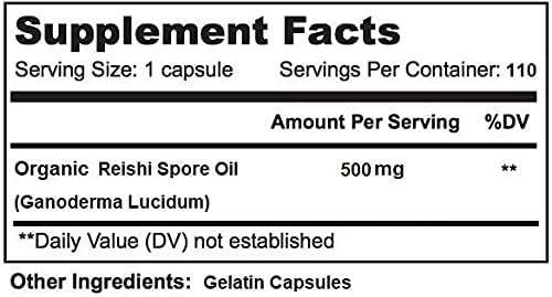 Miniatura 2 de Extracción supercrítica de CO 2 Ganoderma Lucidum/Lingzhi hongo agrietado esporas de reishi extracto de aceite esencia de aceite 110 cápsulas