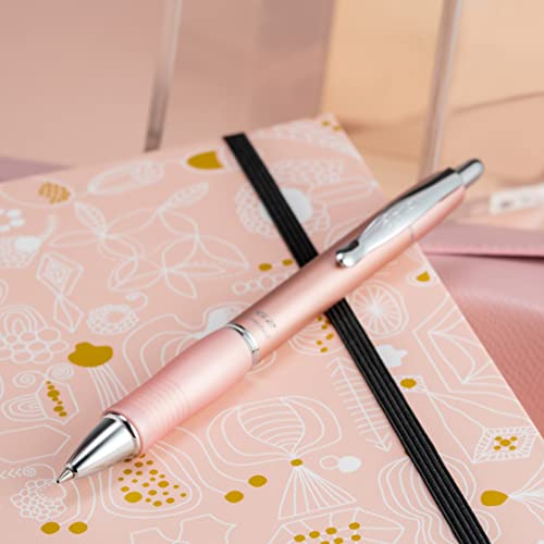 Image of Pilot G2 Limited Refillable & Retractable Gel Pen, Fine Point, Rose Gold Barrel, 0.7 mm, Black Ink, Single Pen