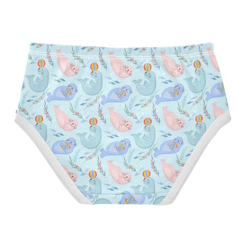 Girls' Underwear Sea Lion Cotton Stretch Comfort Toddler Panties2