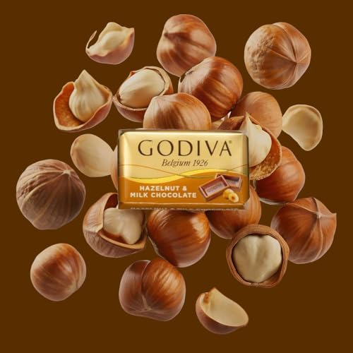 Image of Godiva Chocolate Perfection in Four Napolitains, Milk Chocolate, Dark Chocolate, Milk Hazelnut, and Milk Chocolate Pistachio 225g (From Belgium) By DECADENT FOODS