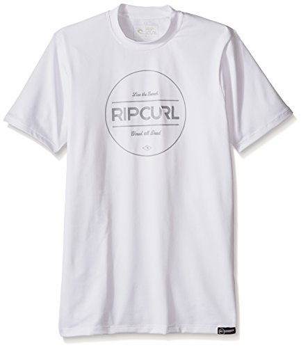 Rip Curl Foundation Short Sleeve Rash Guard Surf T-Shirt