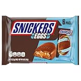 SNICKERS Easter Singles Size Chocolate Candy Bar Eggs 1.1-Ounce Bar 6-Count Pack