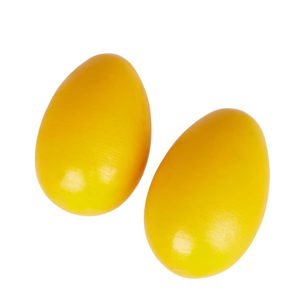 Imaginea Plastic Egg Shakers - Durable Percussion Instruments for Kids & Adults, Perfect for Rhythm & Music Education (Pack of 2)