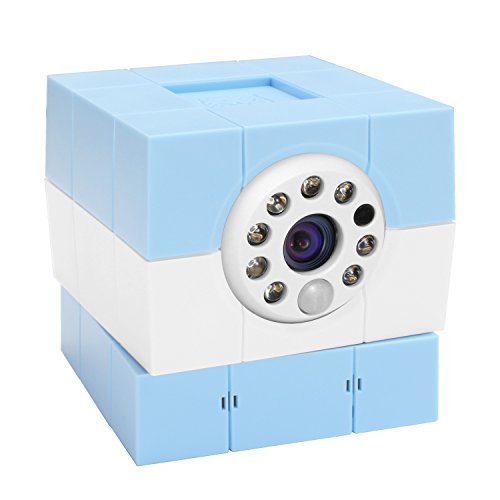 Amaryllo iBabi Plus HD - Cámara para bebé (visión de 360 Grados), Color Azul