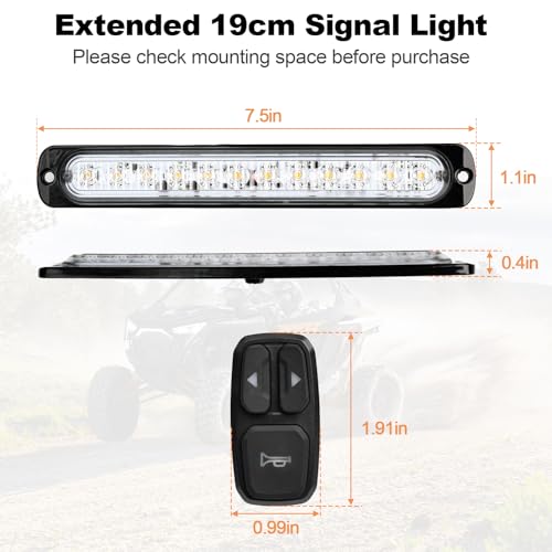 BystralX UTV Turn Signal Kit with DRL, Plug and Play Street Legal kit by BystralX - Used condition - Image 5