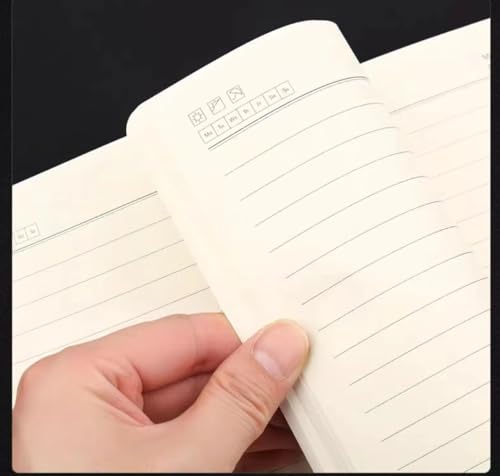 Caderno planejador executivo, 21,6 cm x 28 cm, capa de couro, suporte de caneta, calendário mensal,