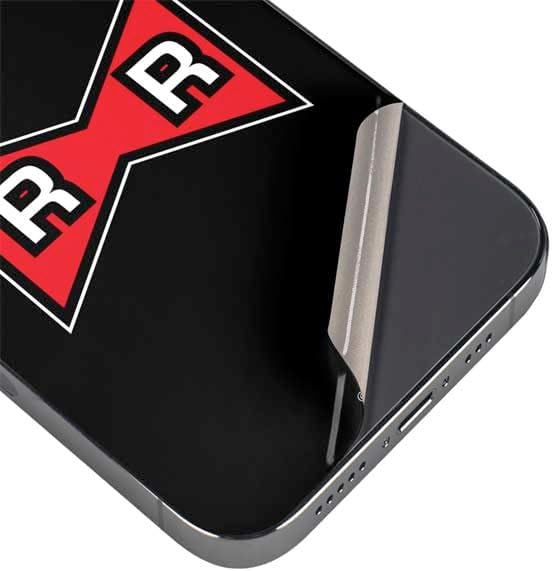 Vista 45 de Skinit Calcomanía para iPhone 14 Pro Max, diseño oficial de Dragon Ball Z Goku Iconic Kanji Symbol Naranja