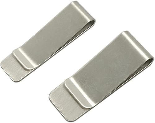 Clip de metal y latón para dinero en efectivo, soporte delgado para tarjetas de crédito, cartera para billetes de banco para hombre y mujer, clips