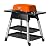 Everdure FORCE 2 Burner Gas Grill, Liquid Propane Portable BBQ Grill with Die-Cast Aluminum Body and Fast-Ignition Technology, 388 Square Inches of Grilling Surface, Adjustable Height, Orange