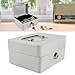 Milltrip Mini Digital Safe Box, Portable Security Lock Box for Cash Jewellery Passport (White)