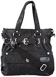  KangaROOS JEAN-II shopper (set) B0290 Damen Shopper 40x39x15 cm (B x H x T), Schwarz (black 500 500)