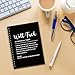 YAZMEEN Sarcastic Saying Blank Spiral Notebook（160 Pages） Well Fxxk Definition Hardcover Sketchbook Sympathy Notebook Gift for Bad Day Funny Gag Gift for Employee Colleague Boss Friend Office Worker