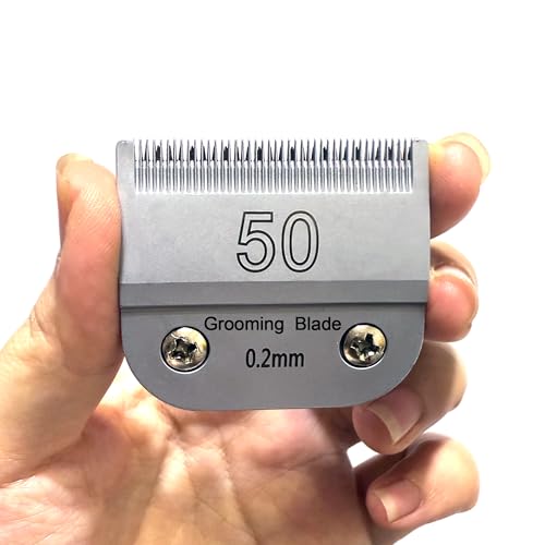 50# 0.2mm 1/125” Blade, Pet Grooming Clipper Replacement Blades, Detachable Blade Compatible with andis/wahl/Oster Dog Clippers (S50) - Thumbnail 7