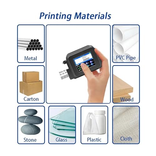 Image of 12.7mm Portable Mini Printer Handheld Inkjet Printer for Text QR Barcode Image Batch Number Logo Image(JP)