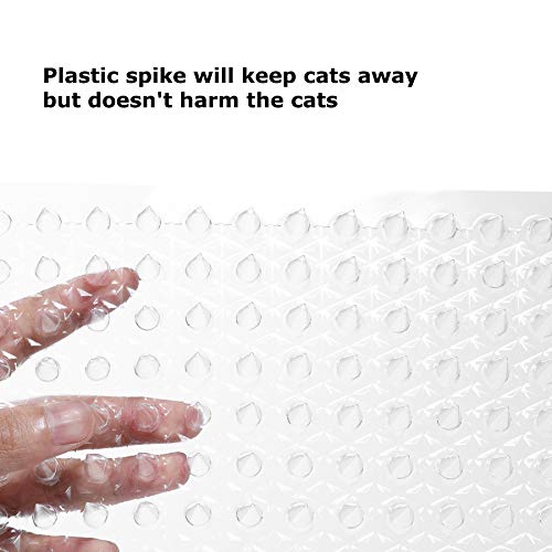 Mardili Cat&Dog Reppllent Outdoor/Indoor Spike Scat Mat, Garden Scat Mats,Set Of 8 #TOP2