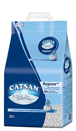 Catsan - Liquido igienizzante per Gatti Hygiene Plus, 1 x 20 l, Colore: Bianco Naturale