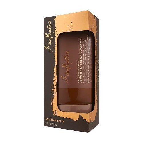 SheaMoisture ALL IN ONE CC Cream SPF 15 - Primes, Corrects, Moisturizes, Brightens, Conditions and Protects WITHOUT CLOGGING PORES! (Dark)