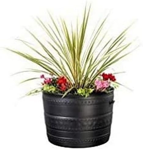 Stewart Pot à Fleurs pour terrasse Gris foncé 50 cm — vue 4