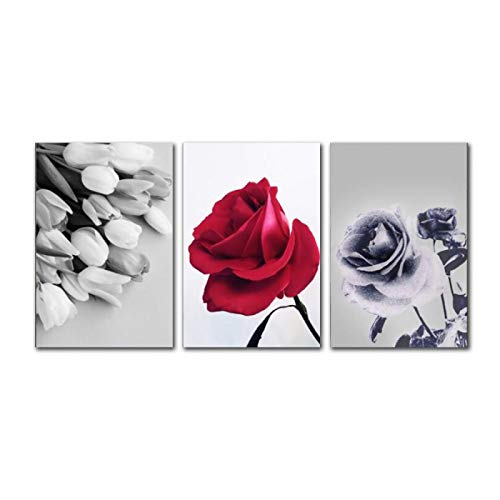 Image pour salon décoration intérieure triptyque rose pour transformer un mur vide