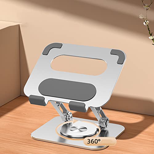 Soporte de escritorio para tableta ajustable y giratorio de aluminio 5