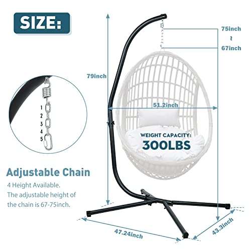 Bps Hammock Steel Stand Only C-Stand For Hanging Hammock Chairs thumb #5