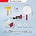 Airless Spray Paint Guide Accessory Tool Spray Gun Guide Edger Painting Tool with 517 Airless Tip and 11.8 Inch Extension Pole Rod for Airless Paint Sprayer