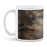 Spezifikationen der Tasse: Diese Tasse ist 10 cm hoch, hat einen Durchmesser von 8 cm und ein Fassungsvermögen von 284 ml.