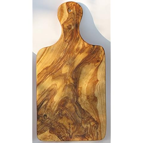Figura Santa B-Ware: Olive Wood Chopping Board Approx. 31 x 15 cm Cover