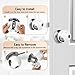 GRENFU Child Proof Door Knob Covers 6-Pack Universal Fit Baby Proof Door Knob Covers Prevents Toddlers from Opening Doors, Easy 1-Hand Use for Adults Door Knob Child Proof Cover Child Door Locks