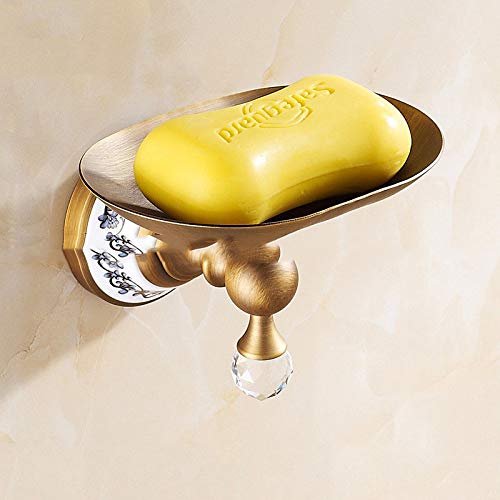 Fleur De Douche Pour Savon Solide Porte-Savon Douche En Acier,Porte-éponge à Savon,Porte Savon Mural INOX Mat Pour Salle De Bain Porte Savon Salle De Bain Mural