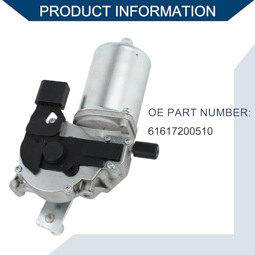 Image of No.61617200510 Windshield Wiper Motor for BMW X5 E70 2007-2013 for BMW X6 E71 2008-2015 / Front Wiper Motor / 4 Pin Replacement / 1Pcs