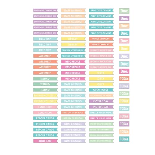 Lesson Planner Pastel Pop : optimisez la gestion de vos programmes et de vos cours - 6