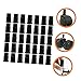 35Pcs Caster Socket Stem Sleeve Inserts for Furniture Replacement Material Easy to Install Compatible with All Caster Wheels for Office Chairs